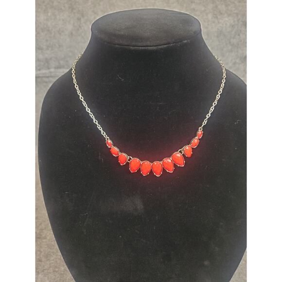 Women's Jewelry Bundle Red Stone Silver Tone Paparazzi Dead Stock Contemporary - Picture 5 of 16